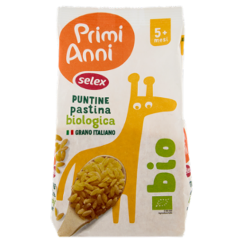 Selex Primi Anni Pastina Per L'Infanzia Puntine Biologica 350 g