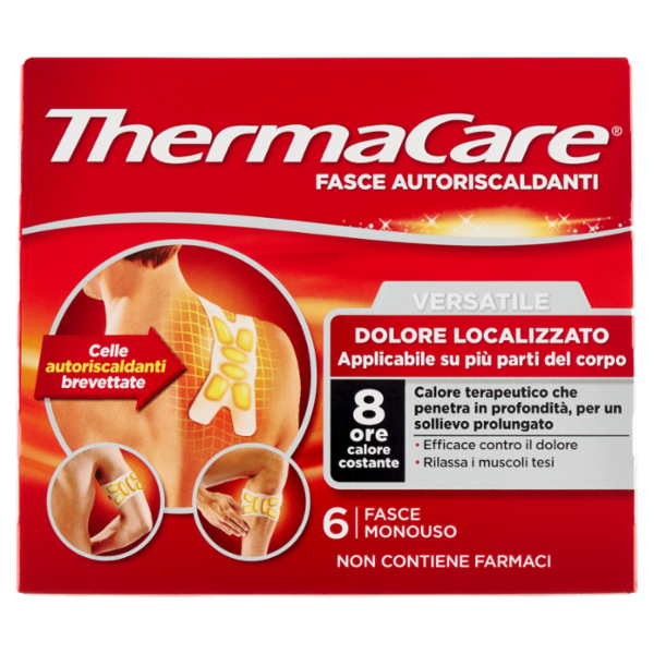 ThermaCare Fasce Autoriscaldanti Versatile Dolore Localizzato 6 pz