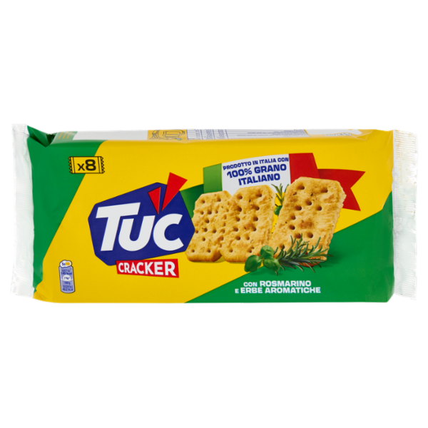 Tuc Cracker con Rosmarino e Erbe Aromatiche - 250 g