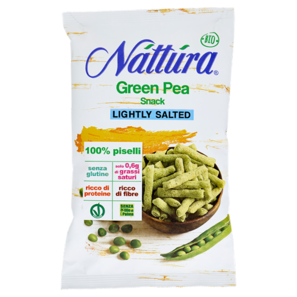 Náttúra Green Pea Snack Lightly Salted Bio 80 g