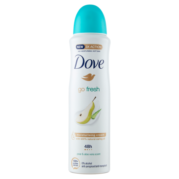 Dove go fresh pear & aloe vera scent anti-perspirant 150 ml