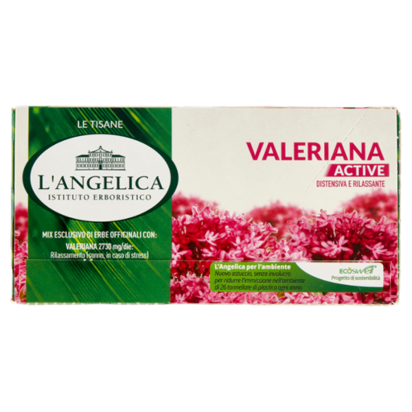 L'Angelica Le Tisane Valeriana Active 18 Filtri 32,4 g