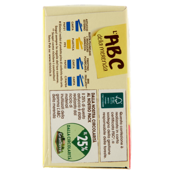Parmareggio l'ABC della merenda con Plumcake