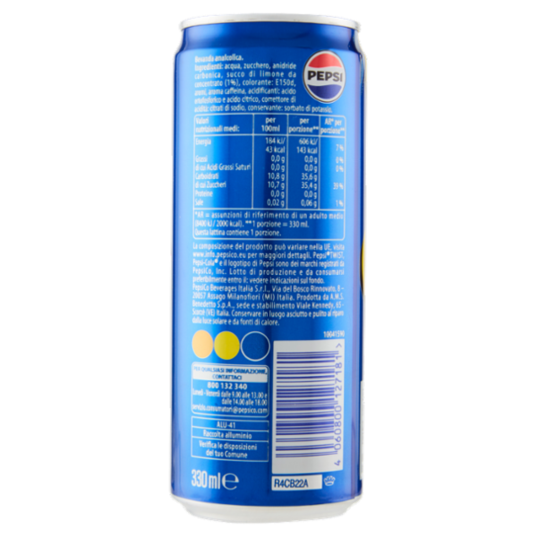 Pepsi Twist Gusto Limone 330 ml