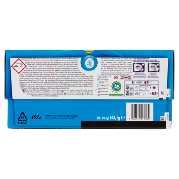 Dash Pods Detersivo Lavatrice In Capsule, Lavanda, 31 Lavaggi 623,1 g