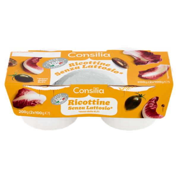 Consilia Ricotta Senza Lattosio 2x100 g