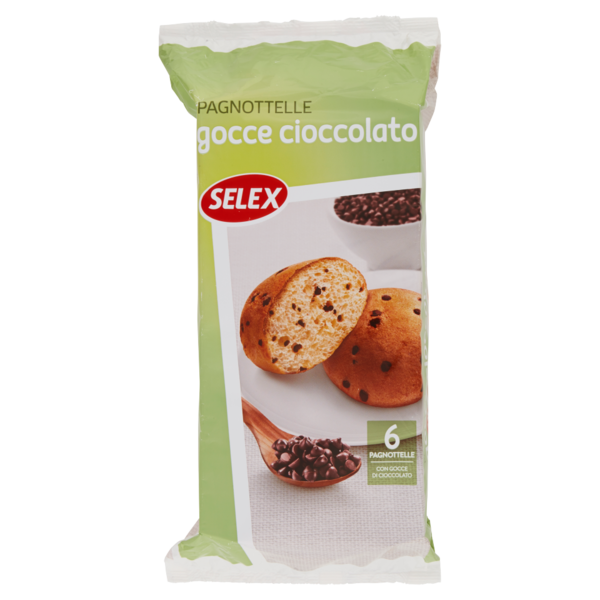 Selex Pagnottelle con Gocce di Cioccolato 6x40 g