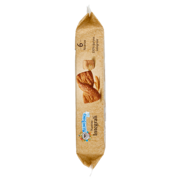 Mulino Bianco Nastrine Integrali Merenda 100% Farina Integrale 6 pezzi 240g