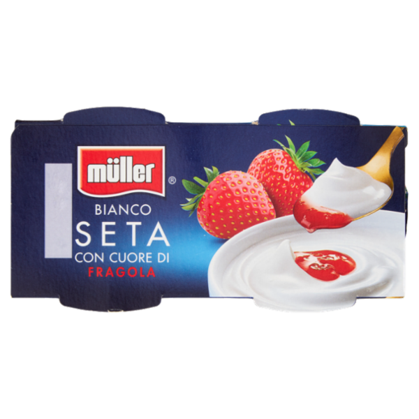 müller Bianco Seta con Cuore di Fragola 2 x 125 g