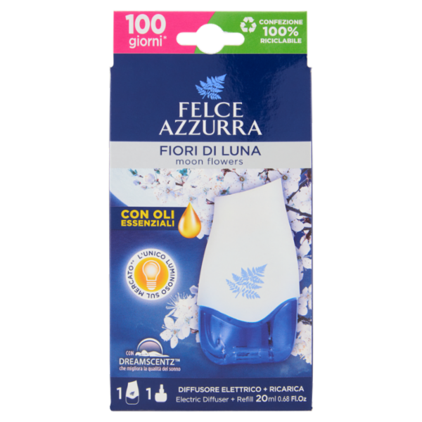 Felce Azzurra Fiori di Luna Diffusore Elettrico + Ricarica 20 ml