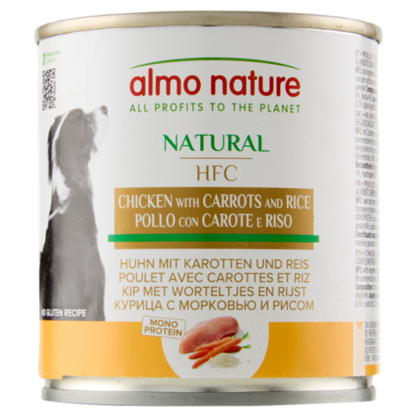 almo nature HFC Natural Pollo con Carote e Riso 280 g