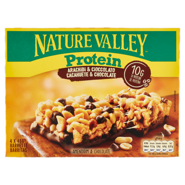 Nature Valley Protein Arachidi & Cioccolato 4 x 40 g