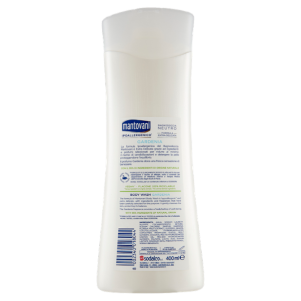 mantovani Bagnodoccia Neutro Gardenia 400 ml