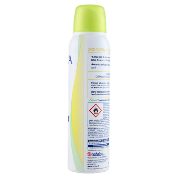 Lycia fresh Nature con Bergamotto e Zenzero deo spray 150 ml