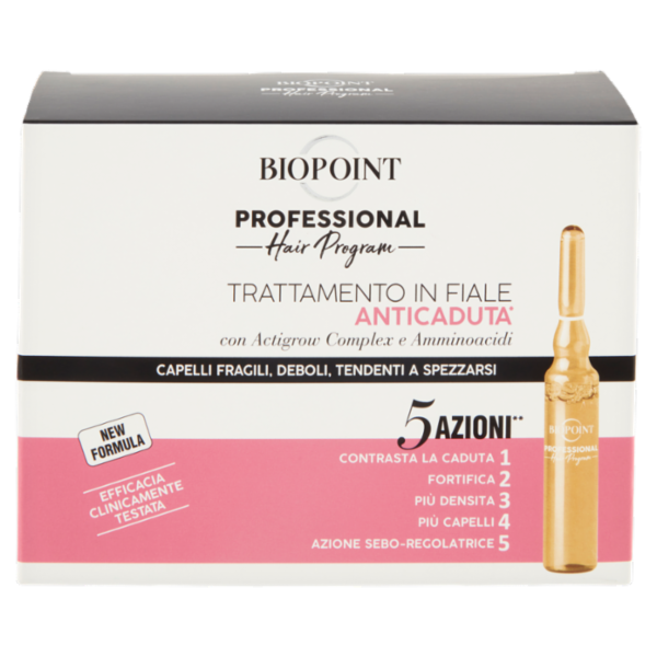 Biopoint Professional Hair Program Trattamento in Fiale Anticaduta* 10 x 7 ml