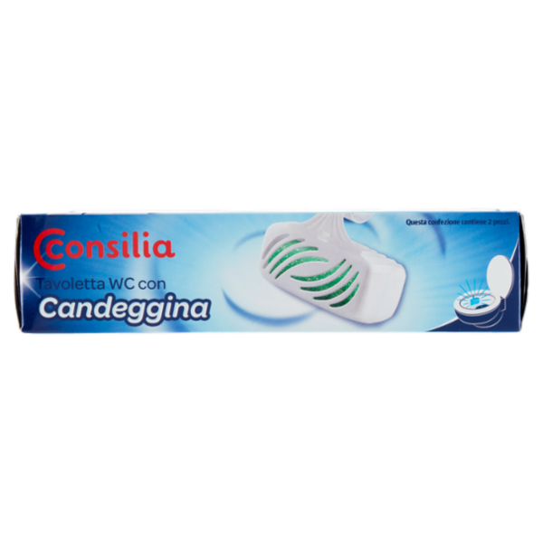 Consilia Saper Scegliere Tavoletta WC con Candeggina 2 x 40 g