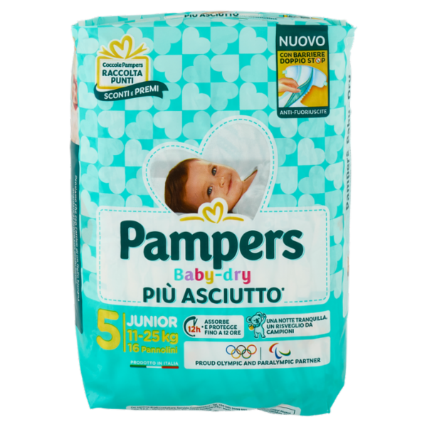 Pampers Baby-dry Junior 16 pz