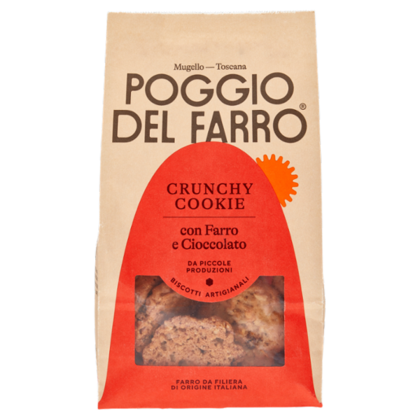 Poggio del Farro Crunchy Cookie con Farro e Cioccolato 200 g