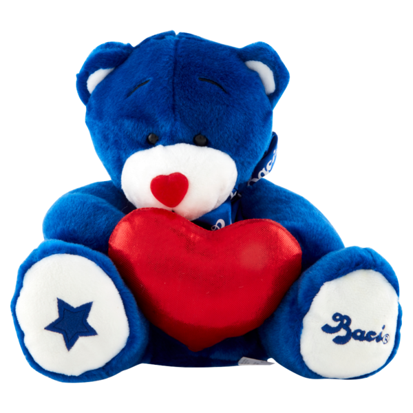 BACI PERUGINA Classico Orsetto Blu con cioccolatini fondenti ripieni al gianduia e nocciole 150g