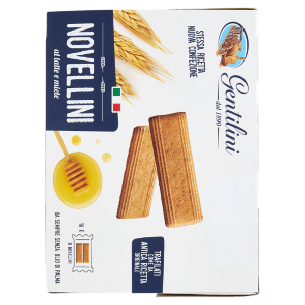 Gentilini Novellini al latte e miele 16 x 60 g