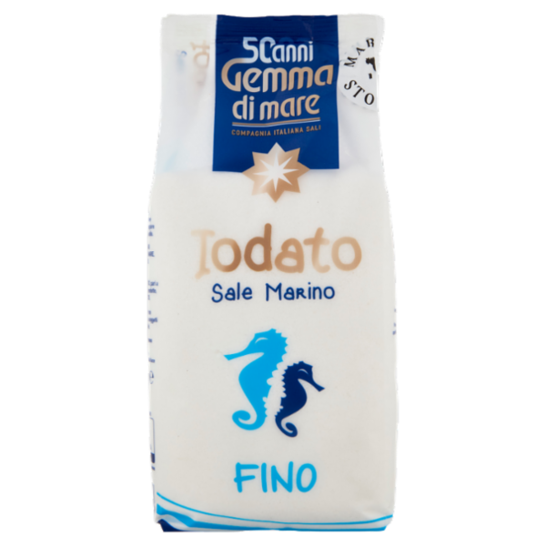 Gemma di mare Iodato Sale Marino Fino 1000 g