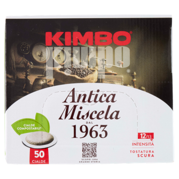 Kimbo Antica Miscela dal 1963 Cialde Compostabili* 50 x 7,3 g