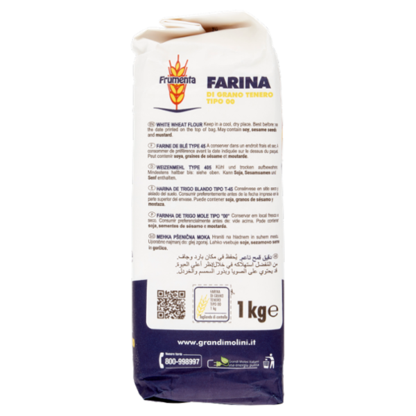 Frumenta Farina di Grano Tenero Tipo 00 1 Kg