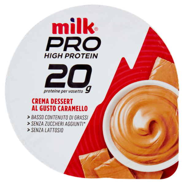 Milk Pro High Protein 20g Crema Dessert al Gusto Caramello 200 g