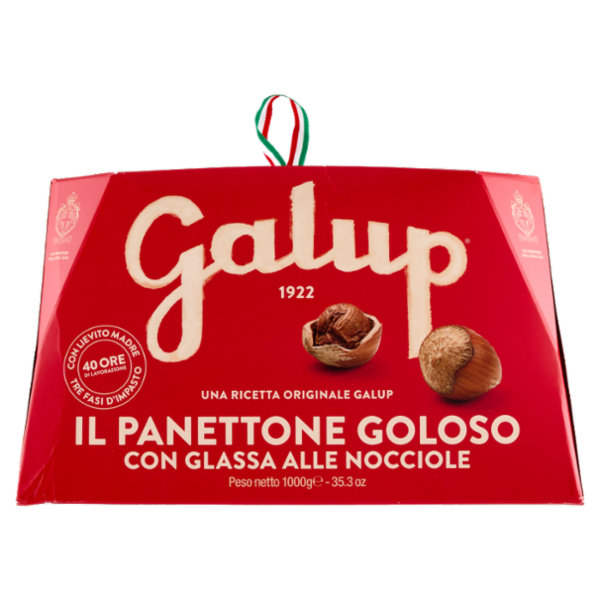 Galup il Panettone Goloso con Glassa alle Nocciole 1000 g