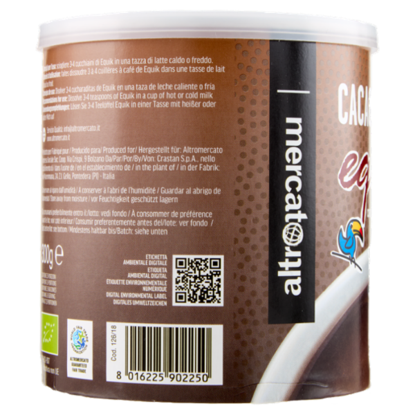 altromercato Bio Cacao Solibile equik 300 g