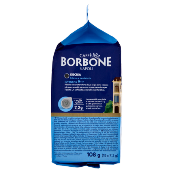 Caffè Borbone Miscela Decisa Cialde Compostabili* 15 x 7,2 g