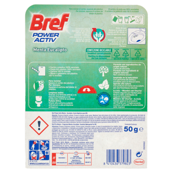 BREF WC pronature Menta Eucalipto 50 g