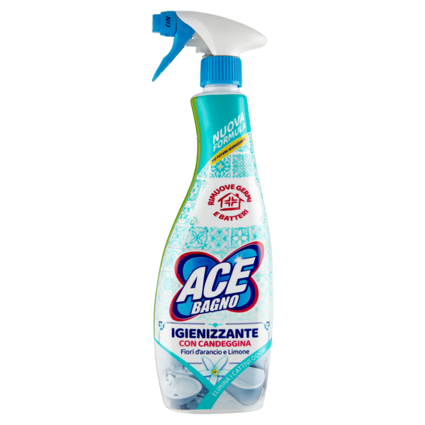 Ace Bagno Igienizzante con Candeggina Fiori d'arancio e Limone 550 ml