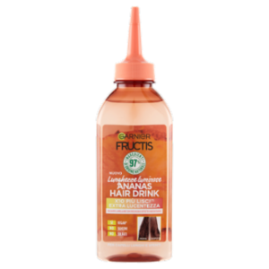 Garnier Fructis Hair Drink Ananas Lunghezze Luminose Balsamo Lamellare Con Estratto Di Ananas, 200ml