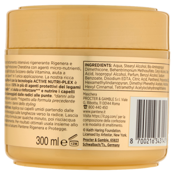 Pantene Pro-V Rigenera e Protegge Maschera Protezione Cheratina Keith Haring 300 ml