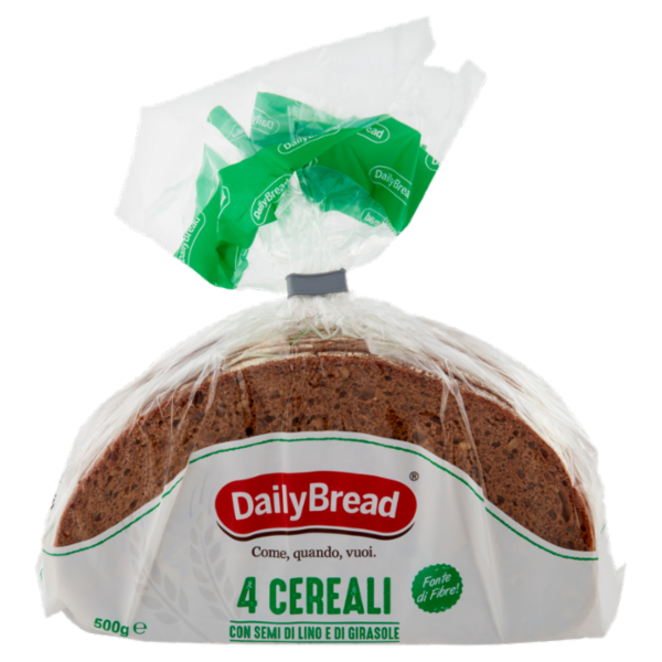 DailyBread 4 Cereali con Semi di Lino e di Girasole 500 g