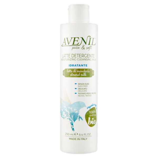 Avenil pure & soft Latte Detergente Idratante latte di mandorle 250 ml