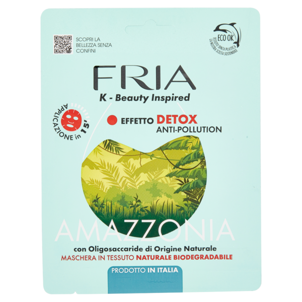 Fria Maschere Viso Monofase Amazzonia Detox Anti-Pollution