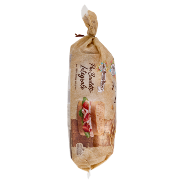 Mulino Bianco Pan Bauletto Integrale Pane ideale per panini 400g