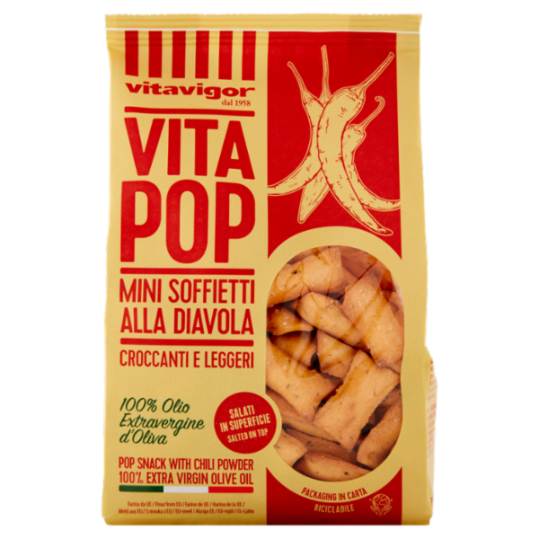 vitavigor Vitapop Mini Soffietti alla Diavola 120 g