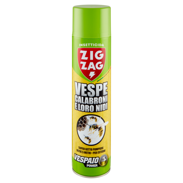 Zig Zag Insetticida Vespe Calabroni e Loro Nidi Vespaio Power 600 ml