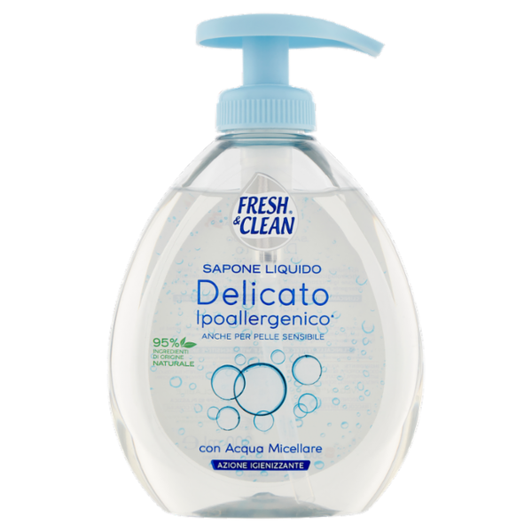Fresh & Clean Sapone Liquido Delicato con Acqua Micellare 300 ml