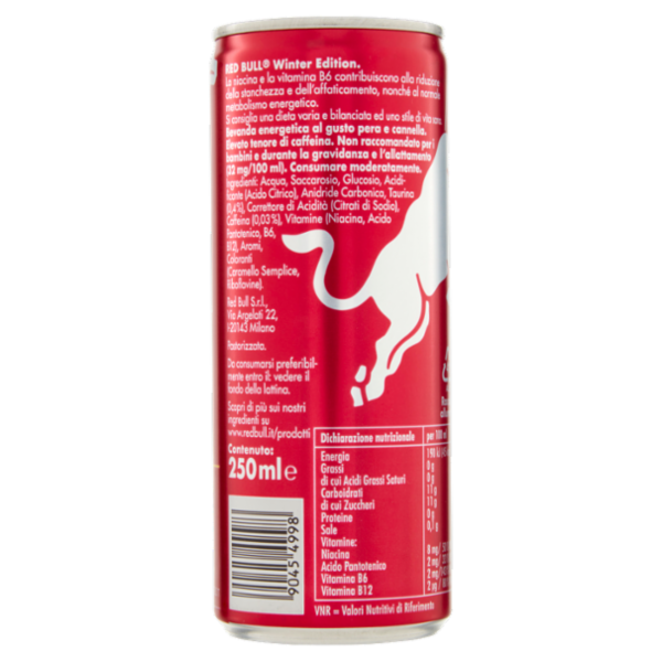 Red Bull Energy Drink, Gusto Pera-Cannella, 250 ml