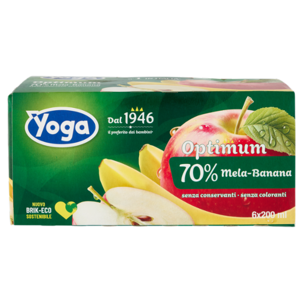 Yoga Optimum 70% Mela-BAnana 6 x 200 ml