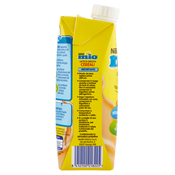 NESTLÉ MIO Latte di Crescita Cereali da 1 anno brick 500 ml