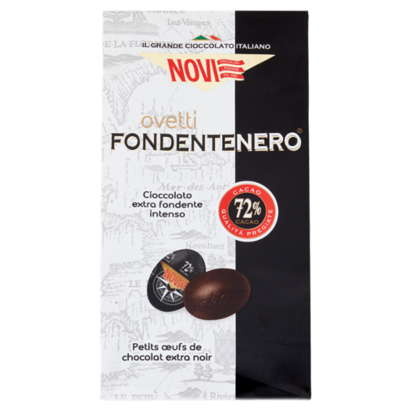 Novi ovetti Fondentenero Cioccolato extra fondente intenso 160 g