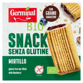 Germinal Bio Snack Senza Glutine Mirtillo 6 x 33,4 g