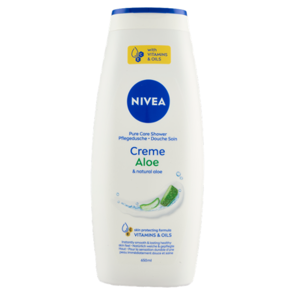 Nivea Creme Aloe Pure Care Shower 650 ml