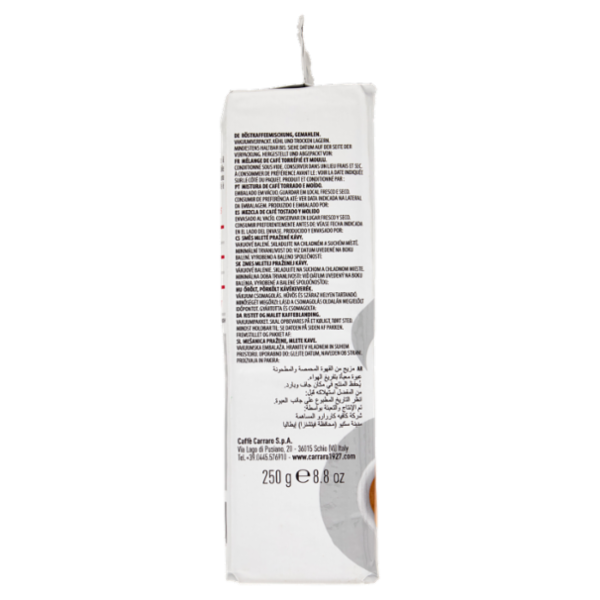 Carraro Puro Arabica Ground Coffee 250 g