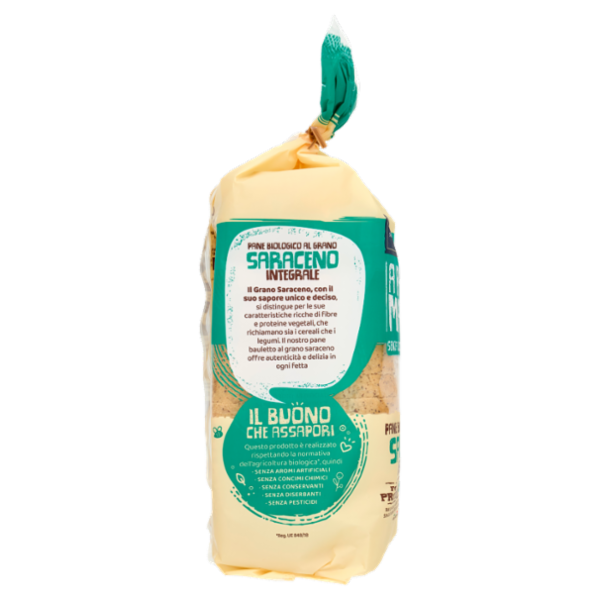 YukyBio A Pasta Madre Pane Biologico al Grano Saraceno Integrale 400 g